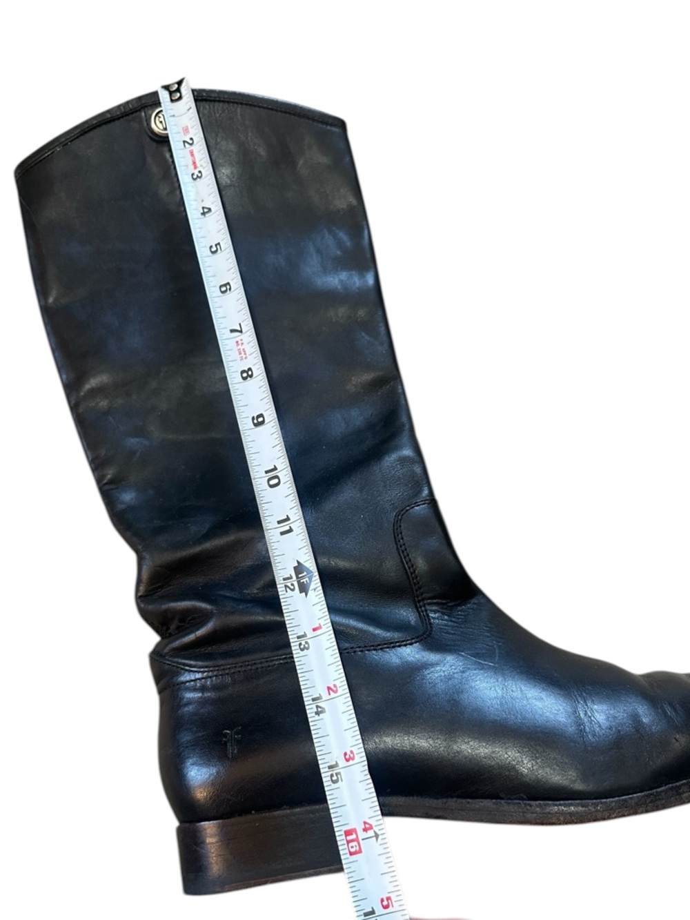 FRYE Riding Boot Equestrian Melissa Button 2 Boho Western Leather Black  Sz 9 - Picture 14 of 15